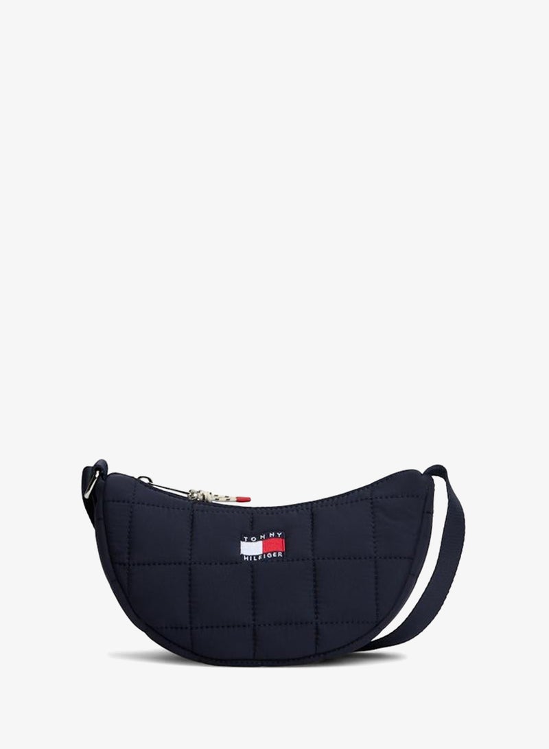 TOMMY HILFIGER Kids' Quilted Crescent Crossbody Bag - Image 1