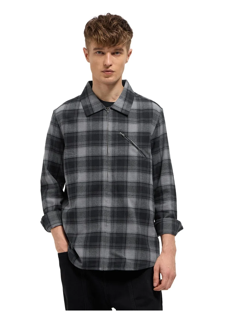 THE BEAR HOUSE Men’s Trendy Shacket for All Seasons | Casual Overshirt Jacket for Men | Versatile Outerwear Layer for Office, Streetwear & Travel | Modern Smart Look for Everyday Outfits