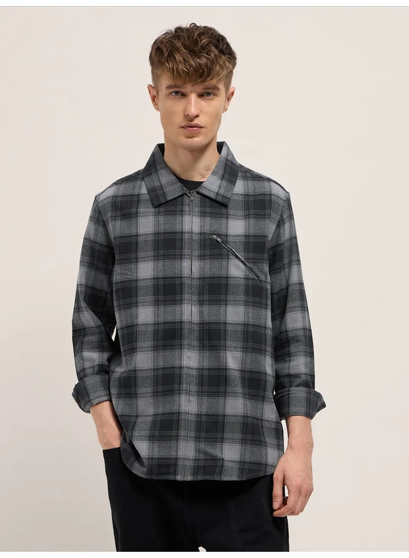 THE BEAR HOUSE  Men’s Trendy Shacket for All Seasons | Casual Overshirt Jacket for Men | Versatile Outerwear Layer for Office, Streetwear & Travel | Modern Smart Look for Everyday Outfits for Men | Best Price UAE