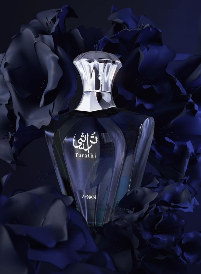 Afnan Turathi Blue Eau de Parfum Spray for Men, 90ml - Image 5