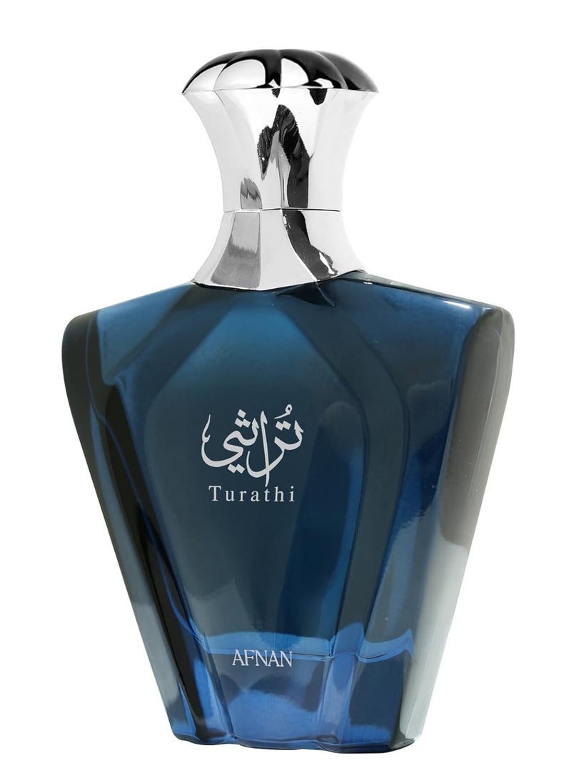 Afnan Turathi Blue Eau de Parfum Spray for Men, 90ml - Image 3