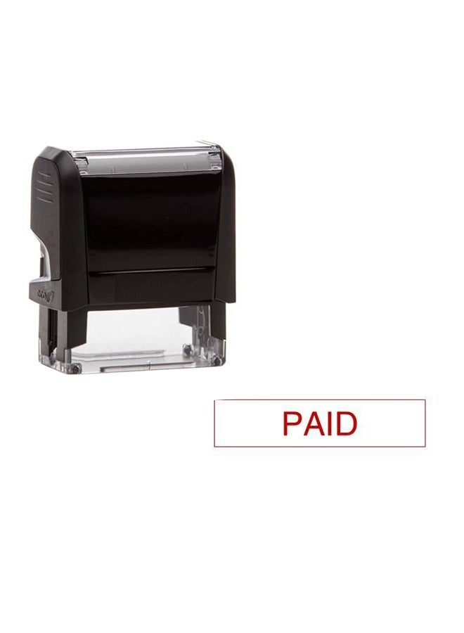 Paid Stamp Self Ink Stamp Blue Color