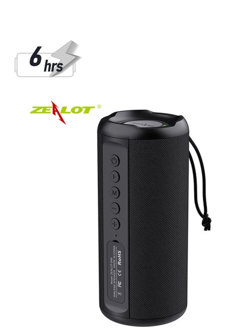 ZEALOT S46 Wireless Bluetooth Speaker 6 hours 10w super loud sound bluetooth speaker IPX5 waterproof