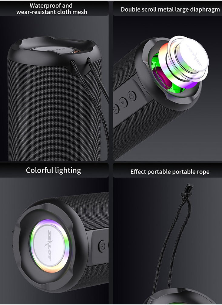 Zealot - ZEALOT S46 Wireless Bluetooth Speaker 6 hours 10w super loud sound bluetooth speaker IPX5 waterproof - Image 1