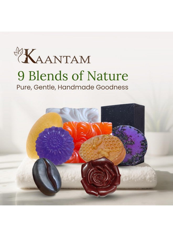 Kaantam Handmade Natural Moroccan Red Clay Soap for Acne & Oily Skin, Detoxifying & Rejuvenating, Improve Skin Clarity, For Men & Women - Image 2