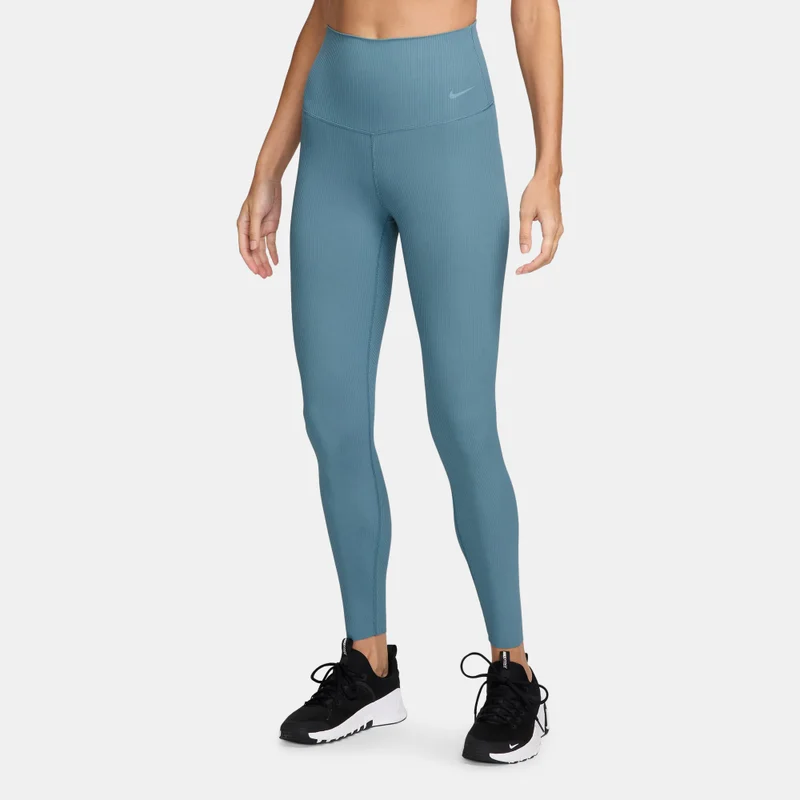 Nike blue grey Women's Zenvy 7/8 Yoga Leggings for Women | Best Price UAE