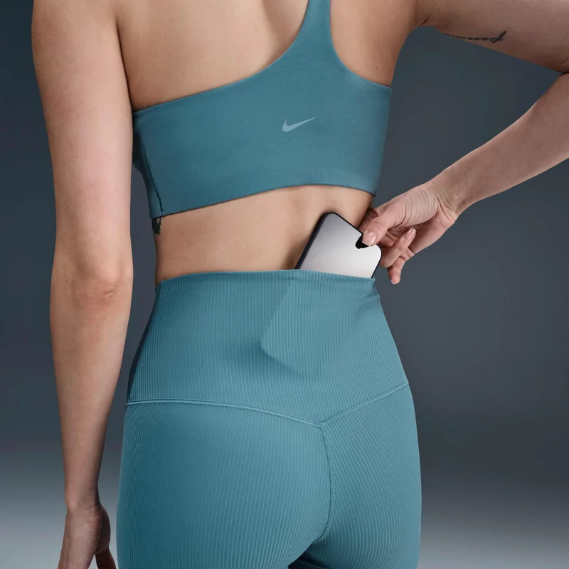 Nike blue grey Women's Zenvy 7/8 Yoga Leggings for Women | Best Price UAE