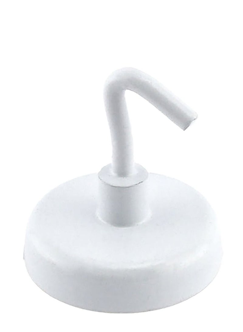 Magnet Source 2-Piece Magnetic Hooks White 1.25 Inch - Image 2
