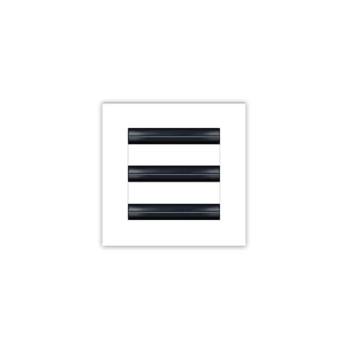 BUILDMART - 6x6 White Modern AC Vent Cover - Decorative Air Vent - Standard Linear Slot Diffuser - Register Grille for Ceiling, Walls & Floors - Texas Buildmart - Image 1