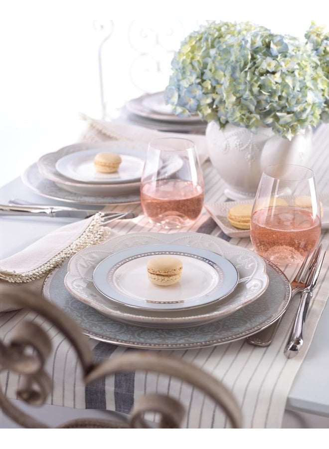 LENOX طقم أدوات مائدة لينكس 851745 فرنسي بيرل أبيض مكون من 16 قطعة - Image 3