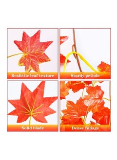Generic 12-Piece Artificial Hanging Ivy Leaves multicolour 230cm  - Image 2