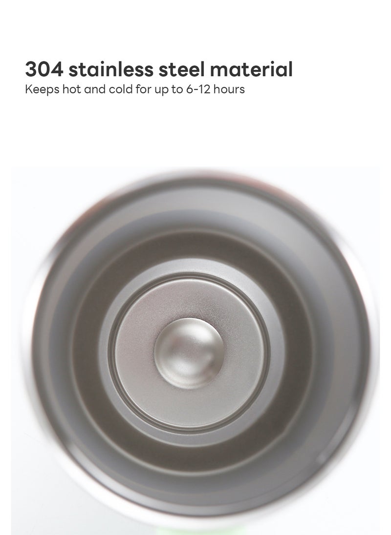 Sharpdo 304 Stainless Steel Large Capacity Car Handheld Straw Insulated Warm/Cool Cup, 1.18L 40oz - Image 5