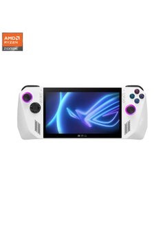Rog Ally Rc71L White Gaming Handheld Amd Ryzen Z1 Extreme 16Gb 512Gb Ssd Radeon Navi3 12Gb Vram Win11 Home 7 Inch 120Hz 7Ms Gorilla Glass Dxc Touch Screen Fingerprint Free 3 Months Xbox Game Pass
