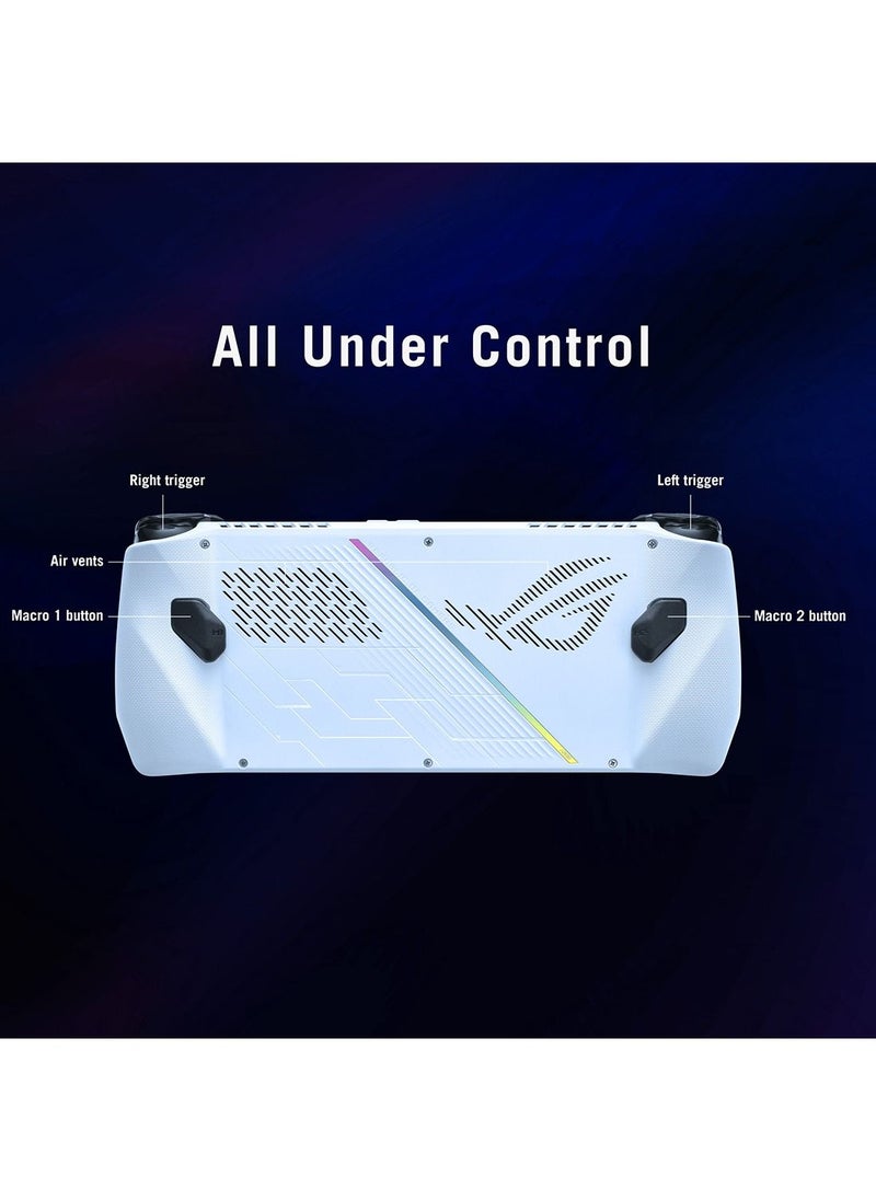 ASUS - Rog Ally Rc71L White Gaming Handheld Amd Ryzen Z1 Extreme 16Gb 512Gb Ssd Radeon Navi3 12Gb Vram Win11 Home 7 Inch 120Hz 7Ms Gorilla Glass Dxc Touch Screen Fingerprint Free 3 Months Xbox Game Pass - Image 1