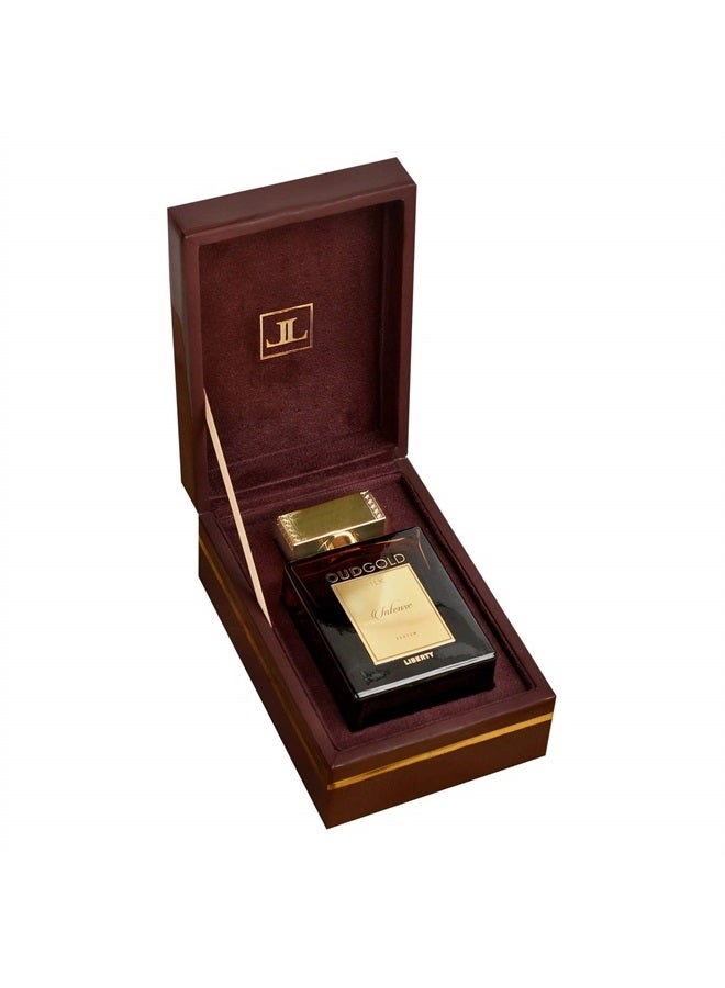 Liberty عطر عود جولد الفاخر الجذاب طويل الأمد (3 أيام) بخاخ عطر عود جولد سيلك إنتنس للرجال والنساء (100 مل/3.4 أونصة) ، مصنوع في فرنسا، نغمات خشبية - Image 4