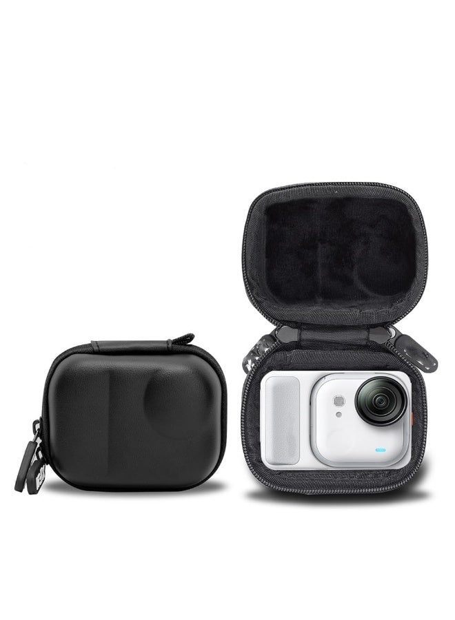 حقيبة منظمة صغيرة محمولة لـ Insta360 Go Ultra Waterproof Storage Bag غطاء واقي حالة تخزين PU الصلبة (أسود) - Image 1