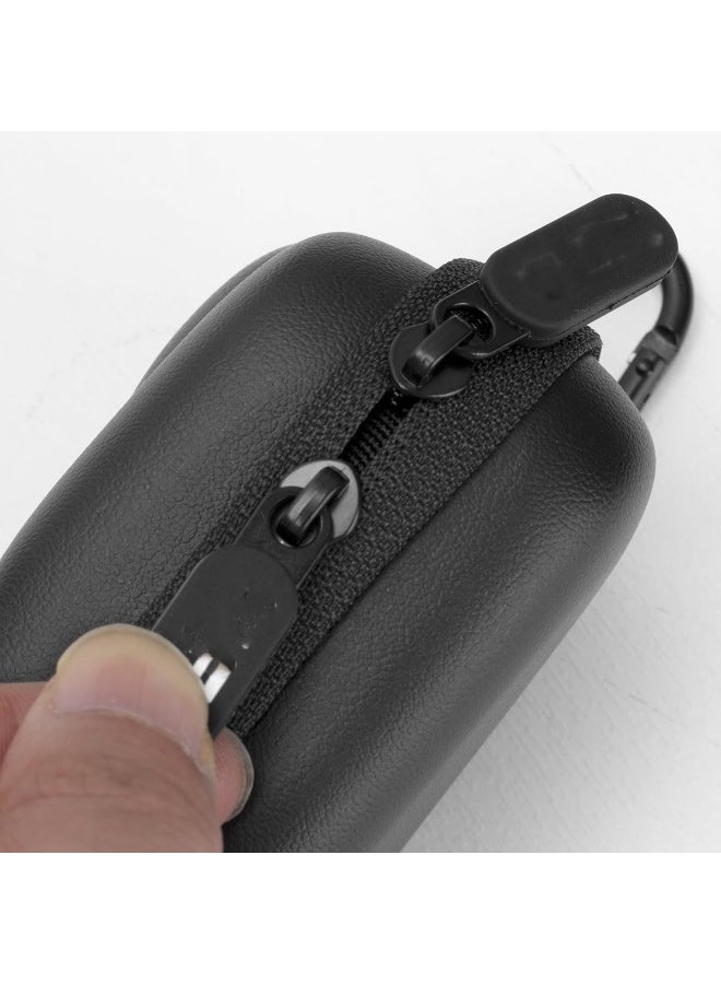 حقيبة منظمة صغيرة محمولة لـ Insta360 Go Ultra Waterproof Storage Bag غطاء واقي حالة تخزين PU الصلبة (أسود) - Image 3