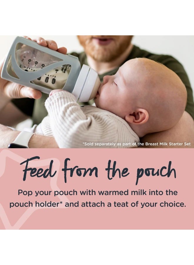 Breast Milk Pouches (70 Count) Compatible with All Leading Breast Pumps and Bottle Nipples, BPA-Free