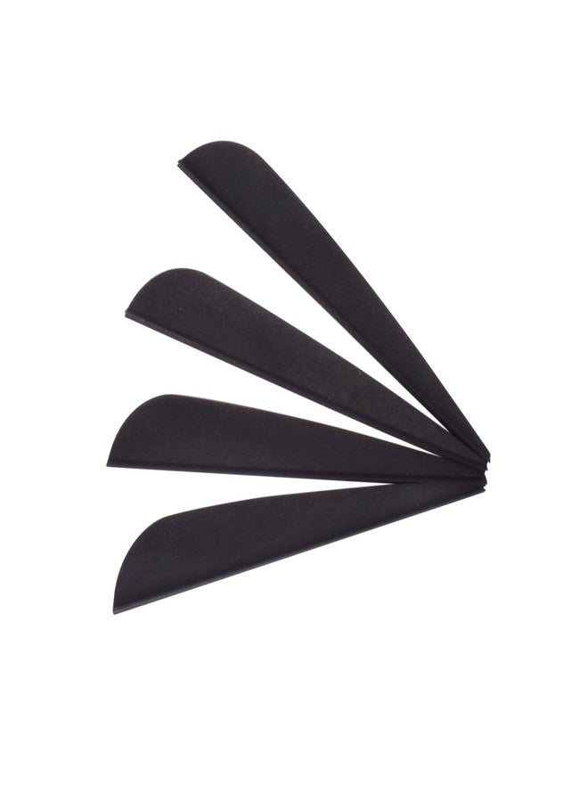 GPP 100PK 3 inch Plastic Arrow Vane TPU Fletchings for DIY Arrow Archery Bow,Black - Image 5