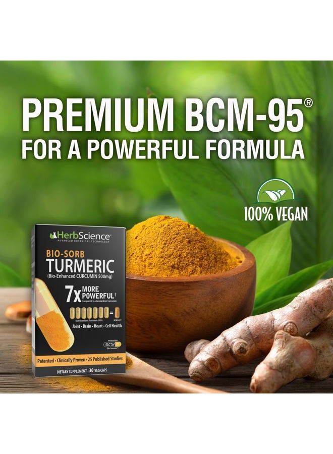 WINDMILL Herb Science Bio-Sorb Turmeric, Bio-Enhanced Curcumin, Advanced Absorption, Cardiovascular Health, Joints Support and Anti-Aging Supplement, 30 Servings B01DNCMQQW Multicolor - Image 2