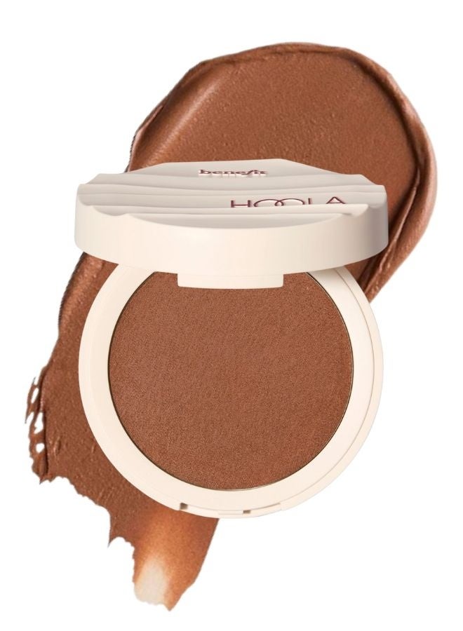 Benefit Cosmetics Hoola Wave Cream Bronzer Balm 9g – Medium Deep with Cool Undertones – Buildable, Blendable Cream Bronzer for a Natural Sun Glow - Image 1