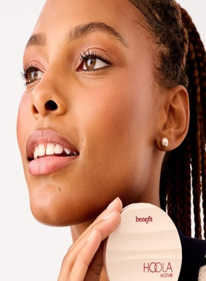 Benefit Cosmetics Hoola Wave Cream Bronzer Balm 9g – Medium Deep with Cool Undertones – Buildable, Blendable Cream Bronzer for a Natural Sun Glow - Image 4