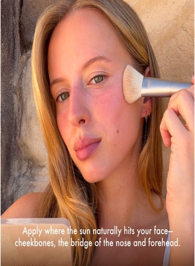 Summer Fridays Bronzer Butter Balm Sculpting Cream Bronzer with Ceramides 5g Sand | Hydrating Cream Bronzer for Natural Sun-Kissed Glow - Image 4