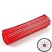 HHLUPUP Bike Spoke Skins Covers 72Pcs Universal Motorcycle Wheelchair Wheel Wrap Dirt Bike Spoke Skin Pipe Trim for 821 Rims Decoration Protector CRF50 CRF125 CRF150 CRF250 CR50 Red - Image 2