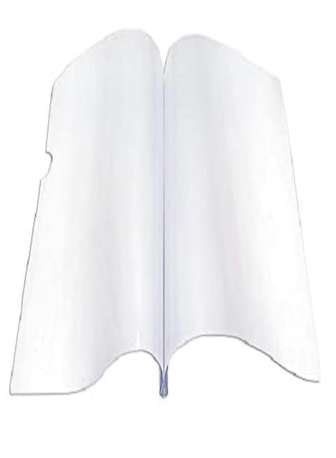 HCS Plastic File Folder for Documents, 30 Sheet Capacity, Transparent Resume Presentation File Folders Organizer Binder for A4 Size Paper (Pack of 10) - Image 3