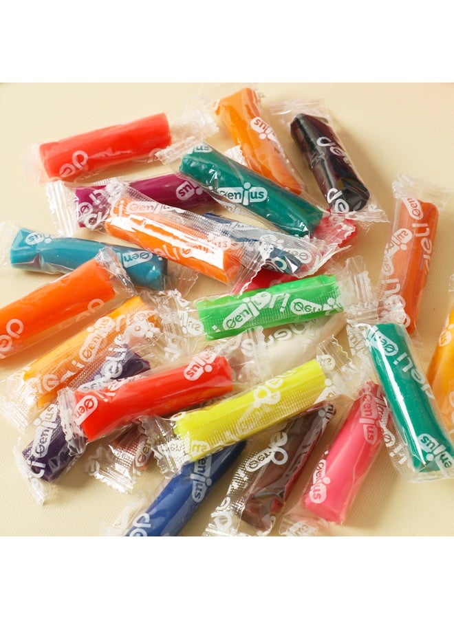 Deli EY255-12 Modeling Dough with Bucket 鈥?12 Assorted Colors, Soft & Easy to Mold, Safe for Kids - Image 4