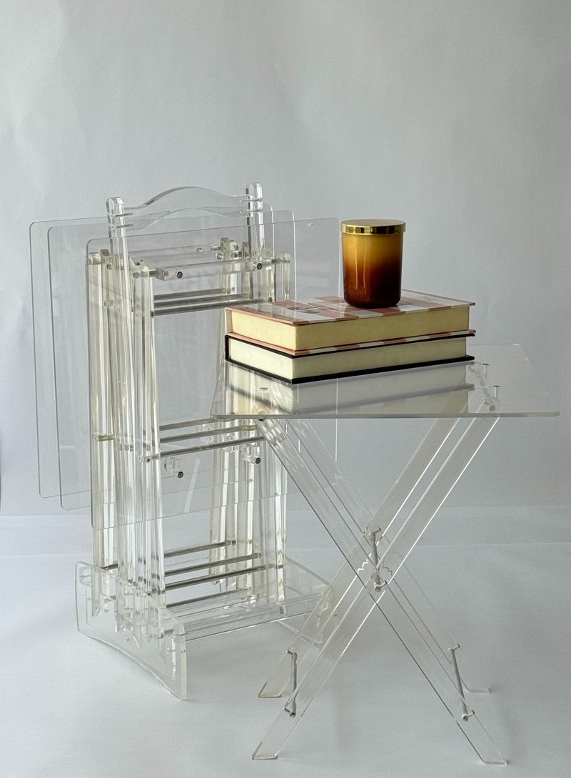 Living Acrylic tables set 4 pieces - Image 5