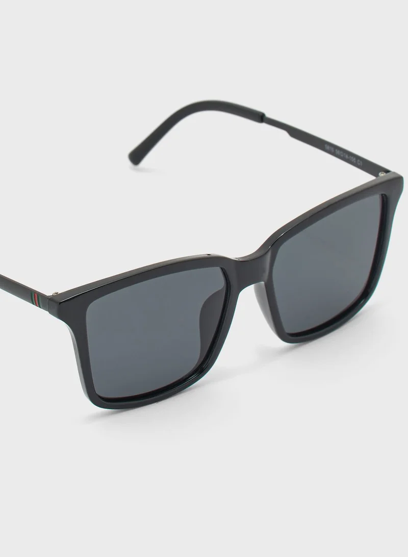 Seventy Five Polarized Casual Wayfarer Sunglasses