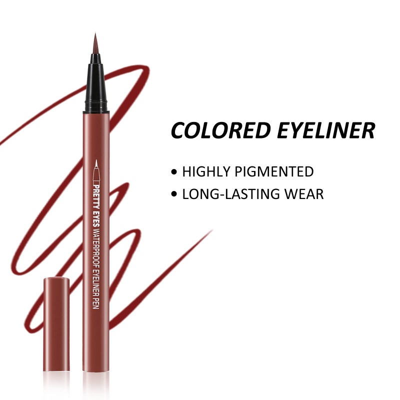 Boobeen Liquid Eyeliner Pen, Matte Eye Liner with Precision Tip, Long Lasting Eyeliner Pencil for Bold Eye Makeup, Glides on Smoothly - Image 4