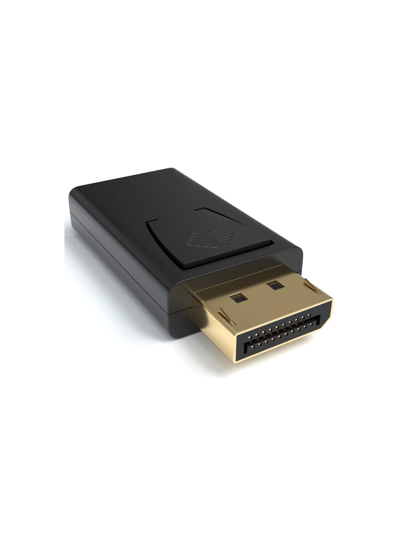 ماركة غير محددة محول DisplayPort إلى HDMI – بجودة عالية وموصل مطلي بالذهب يدعم دقة 1080p مناسب للابتوب وكروت الشاشة 