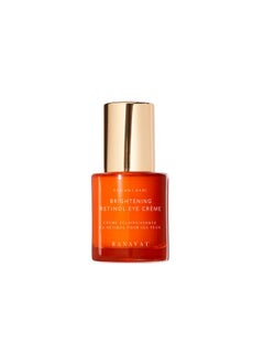 RANAVAT BOTANICS Ranavat Brightening Retinol Eye Crème Anti Aging Eye Cream And Dark Circle Corrector To Help Target Fine Lines Enriched With Microencapsulated Retinol Bakuchi Seed & Saffron (0.5 Oz)  - Image 1