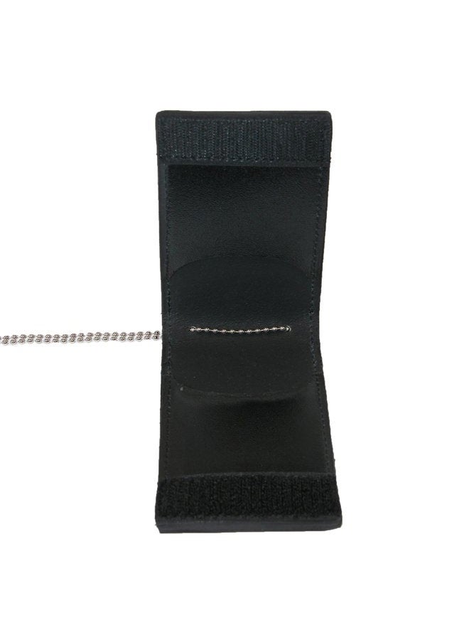 Boston Leather Leather Deluxe ID and Badge Holder Wallet, Black - Image 4