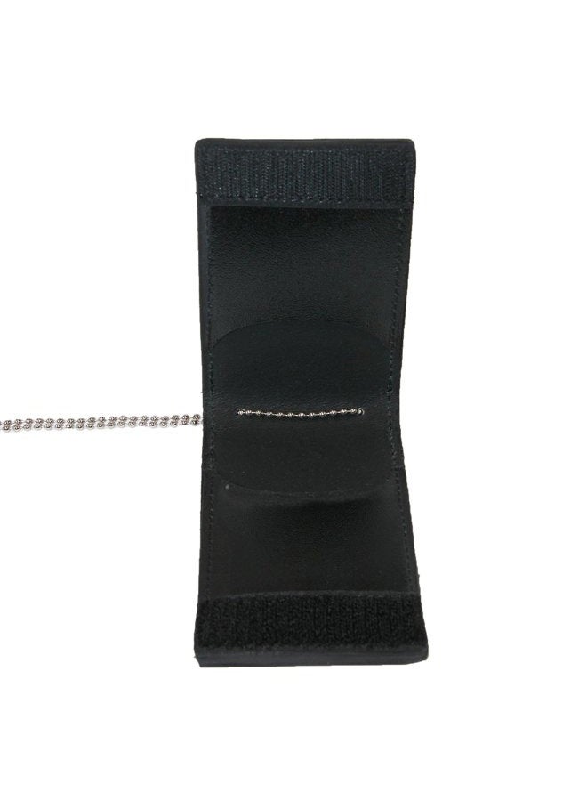 Boston Leather Leather Deluxe ID and Badge Holder Wallet, Black - Image 3