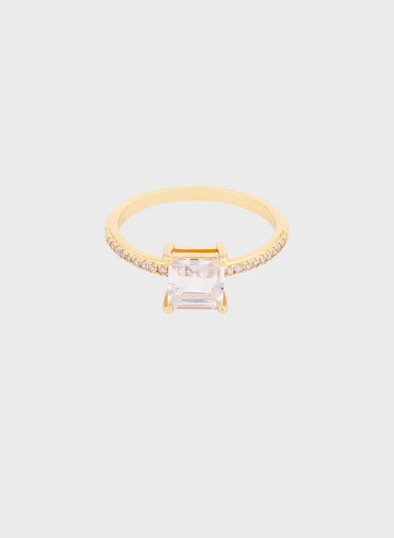 Wanderlust + co Princess Gold Ring