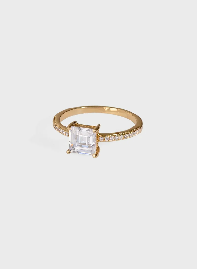 Wanderlust + co Princess Gold Ring