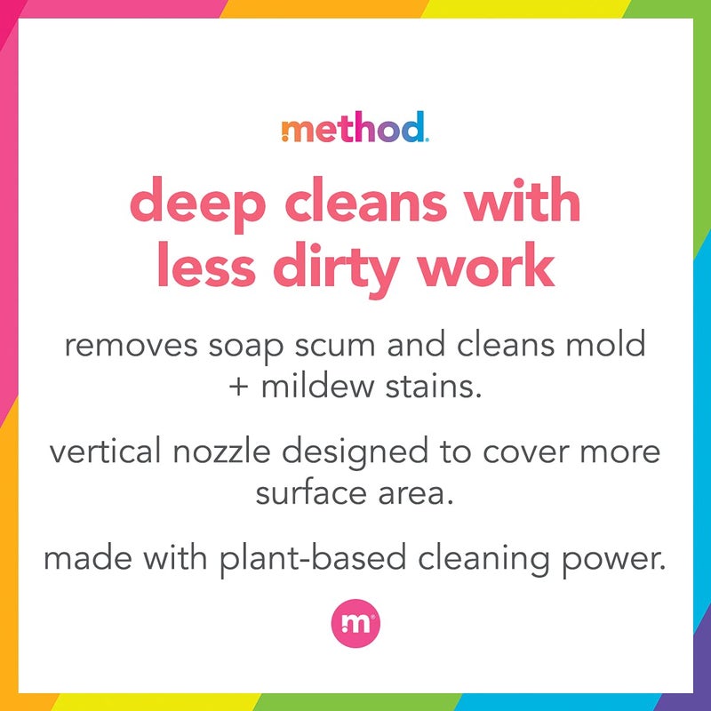 Method Bathroom Cleaner, Removes Mold + Mildew Stains, Eucalyptus Mint, 28 Fl Oz (Pack of 4) - Image 4