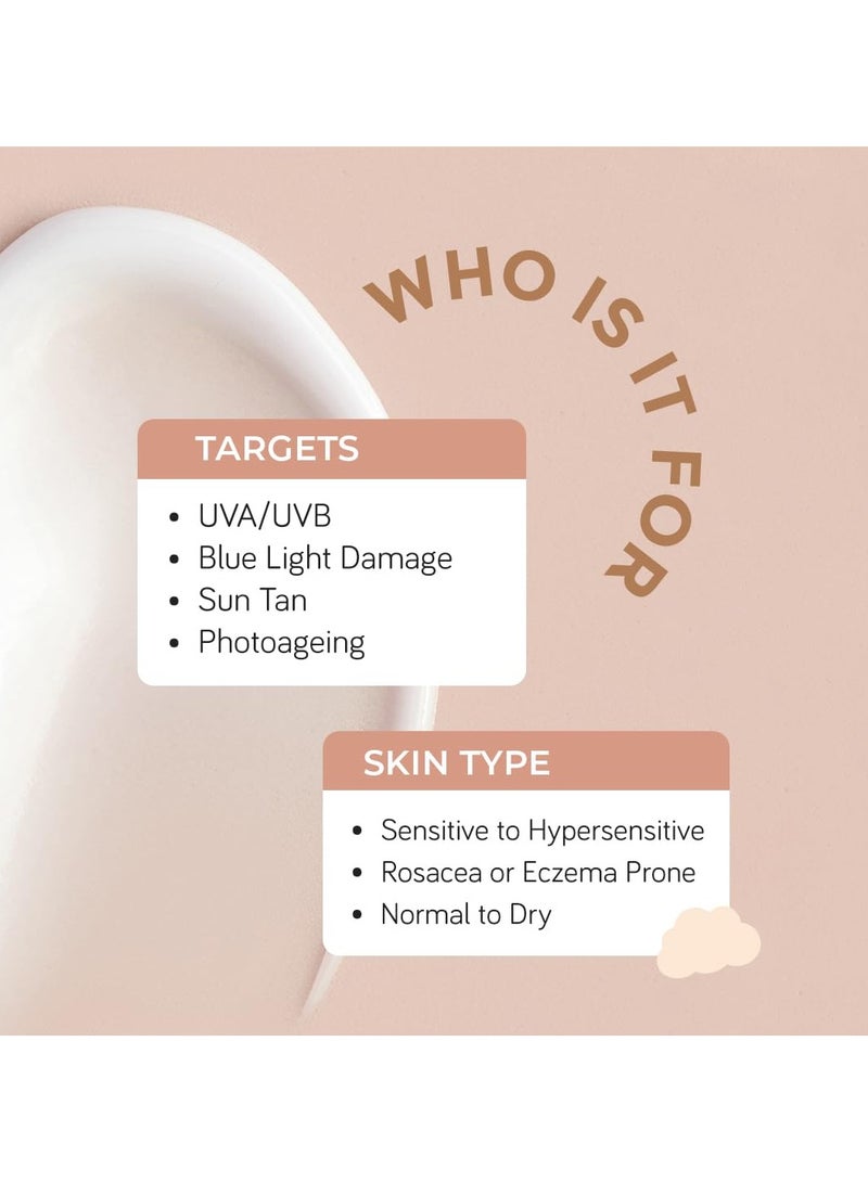  مودي سينسي سوثي سيروم واقي من الشمس معدني لتفتيح البشرة مع السيراميد والأرز | SPF 50 PA++++ لجميع أنواع البشرة | لا يترك أثرًا أبيض اللون، لا يسد المسامات، تم اختباره من قبل أطباء الجلدية - 50 مللي - Image 5