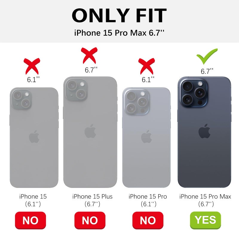 GUAGUA for iPhone 15 Pro Max Case with Stand, Magnetic Clear Cases Plating Edge Invisible Ring Holder Slim Shockproof Protective Kickstand Phone Case for iPhone 15 Pro Max 6.7'', Desert Titanium Gold - Image 2