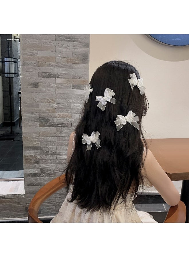 4 Pcs Elegant Butterfly Hair Clips for Women Decorative Hair Accessories for Bridal Beach Party - Image 2