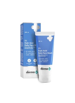 1% Kojic Acid Face Wash With Niacinamide & Alpha Arbutin For Dark Spots & Pigmentation 100Ml
