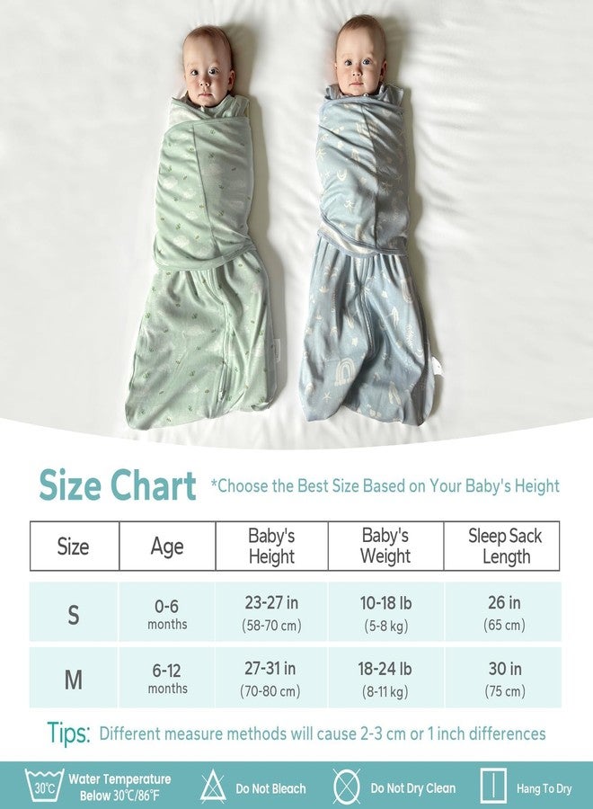 LILBESTIE Newborn Baby Swaddle Sleep Sack 100% Cotton 1.0 Tog Wearable Blanket for 0-3, 3-6, 6-12 Months Transition Swaddler Wrap 2 Way Zip Adjustable, Easy Diaper Change, Soft & Breathable Sleepsuit - Image 3