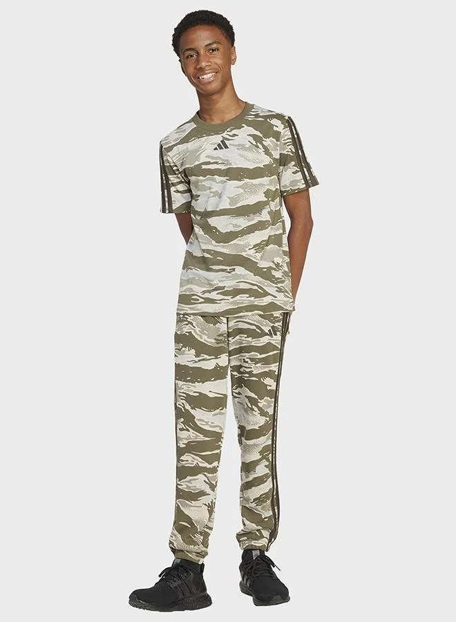 adidas بنطال للأطفال Seasonal Essentials Camo
