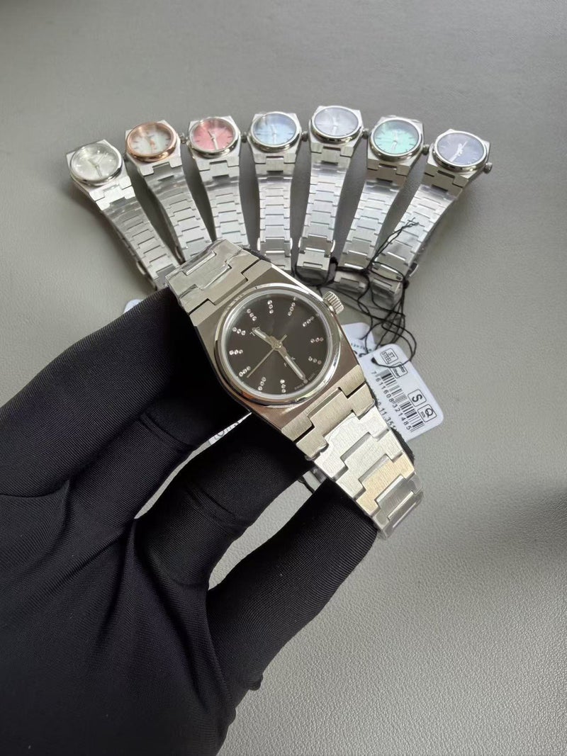 AIBI Prx Series Couple Quartz Watch - Elegant and Stylish for Women with Black Diamond Markers