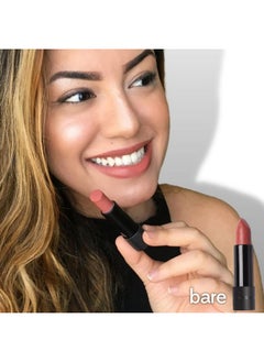 Ruby's Organics Semi-Matte Lipstick For Women, Hydrating And Highly Pigmented, Moisturizing & Non Drying, Lightweight & Long Lasting Formula, Lip Makeup, Paraben-Free, Nude Bare, 3.7G  - Image 5
