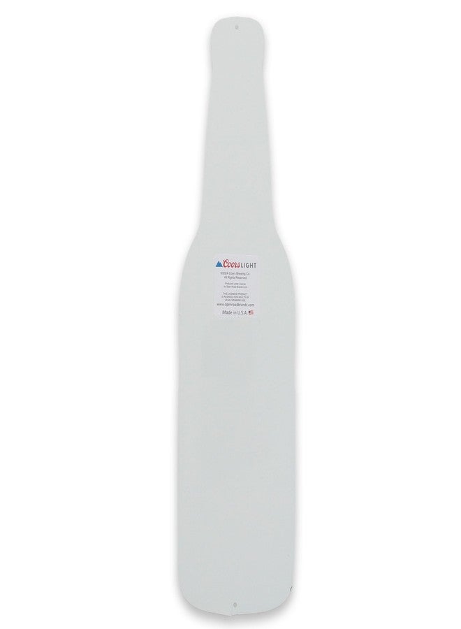 Open Road Brands Molson Coors Light Frosty Bottle Metal Sign - Fun Coors Light Sign for Man Cave, Bar or Game Room - Image 3
