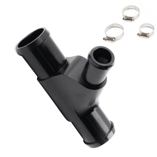 BAGARAATAN Radiator Coolant Y PipeAluminum Coolant YPipe Compatible with 20032007 Super Duty 60L Ford F250 F350 F450 F550 E350 E450 Cool Hose Heater Hose Connector - Image 1
